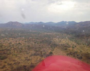 Landing in Arilo Eastern Equatoria State