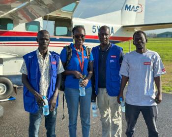 Medair Team prepare for the Cholera response