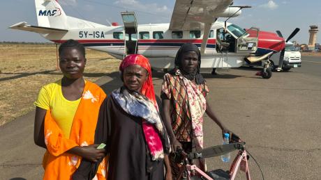 Fistula Patients arriving in Juba 
