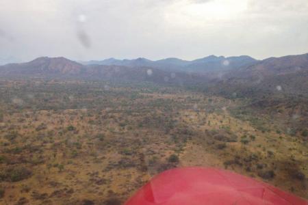 Landing in Arilo Eastern Equatoria State