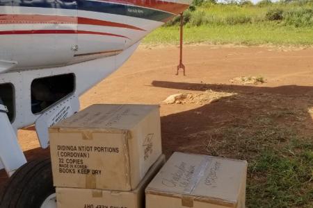 Bible cargo with aircraft