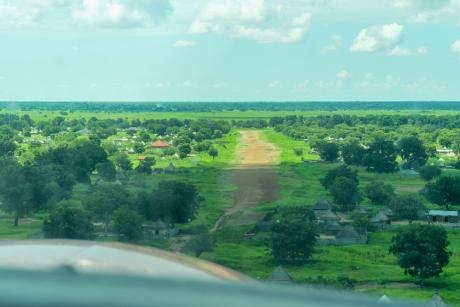 Airstrip in northern shuttle