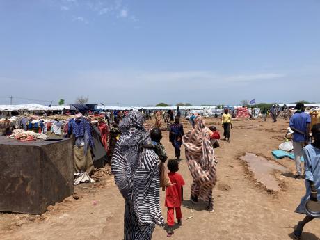 Refugee camp in Renk