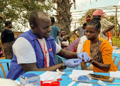 The Medair Team work hard to serve refugees with medical needs in Tambura 